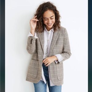 Madewell Larsen Blazer in Plaid